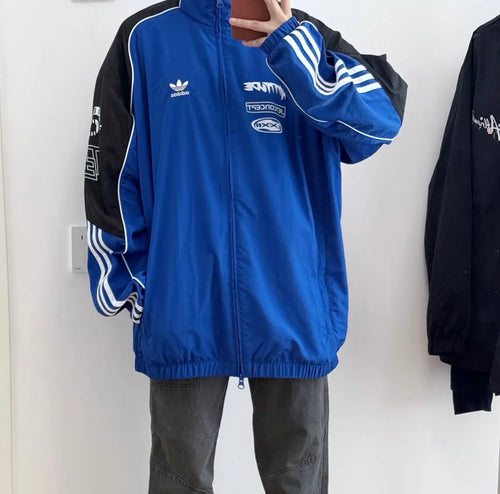 Adidas ADICOLOR MOTORCORE WOVEN JACKET  復古賽車外套｜Y2K街頭風🏁