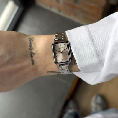 Casio Elegant Rectangle｜簡潔夏日風 襯幼鋼帶