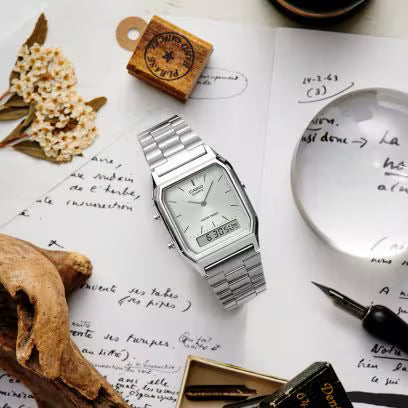Casio Square Steel 八角形錶殼｜經典迷人 色彩時尚